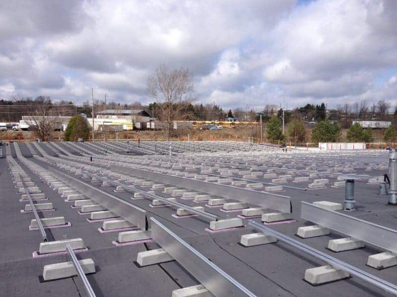 Solar Panel Rails, Orillia, Ontario