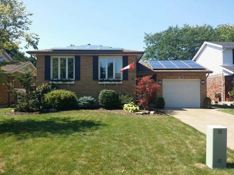 House with 4 kW Solar Panel Installation