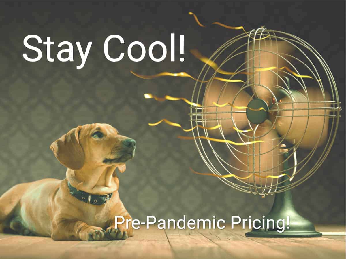 Cooling Special | Pre-Pandemic Pricing