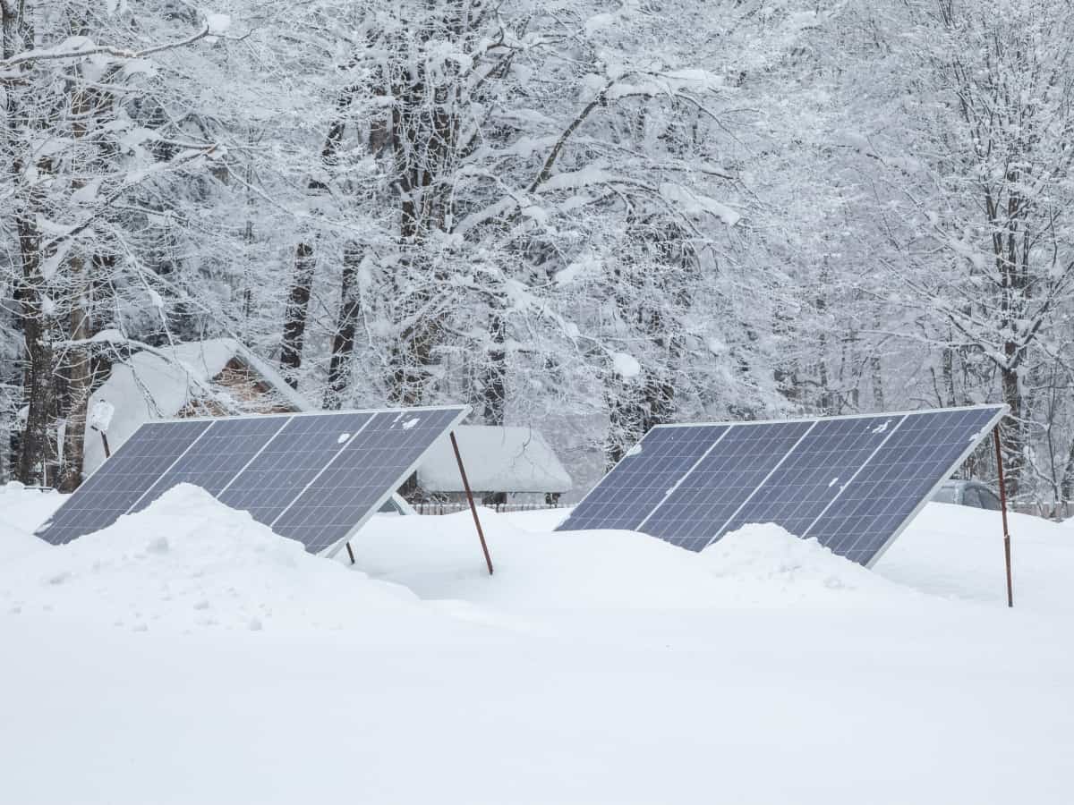 Solar Panels in the Winter